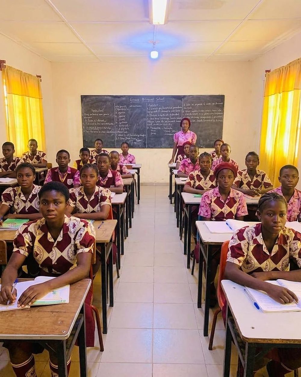 Classroom interior