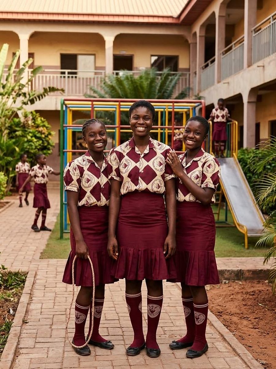 Pupils in uniform